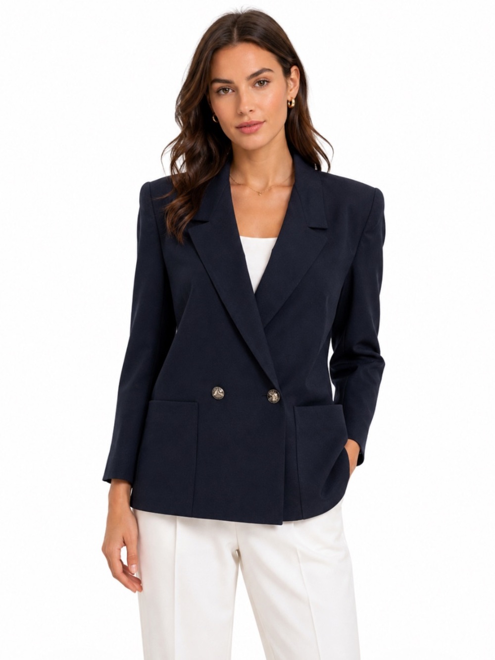 GIORGIO Sant’ Angelo Wool Vintage Black Blazer Size 10